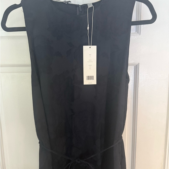 Vince Asymmetrical Midnight Blue Dress with Belt - Picture 6 of 16